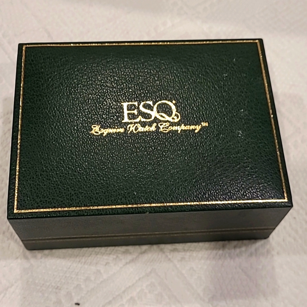 ESQUIRE Gold Watch with diamonds